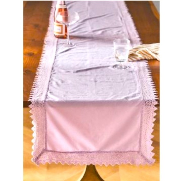 Gorgeous NIB Anthropologie Lilac Marietta Table Runner 16”x 90” - Picture 1 of 4